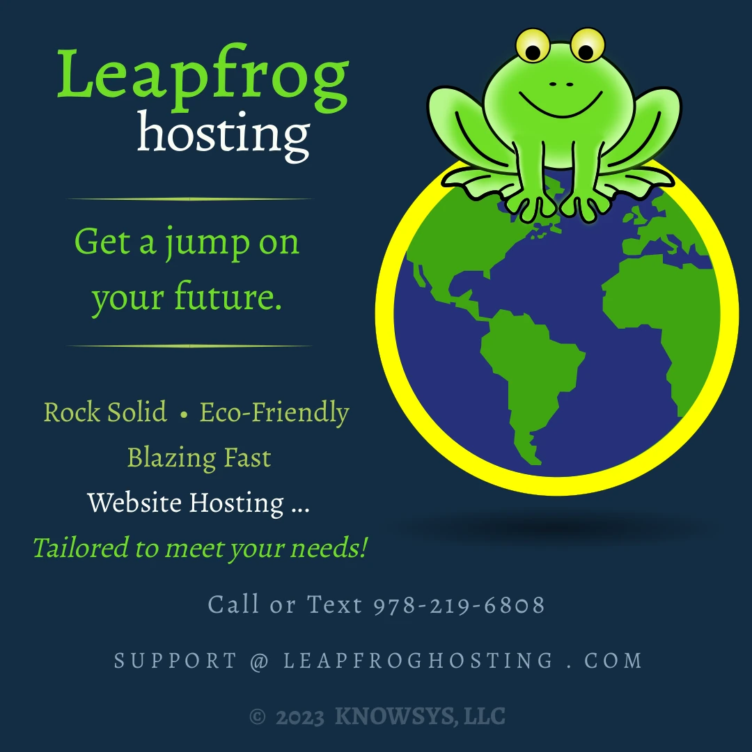 Leapfrog Hosting - Get a jump on your future.